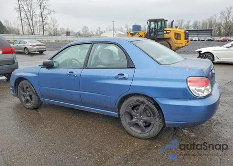 2007 Subaru Impreza 2.5I z USA, uszkodzony, nr VIN JF1GD616X7G523428